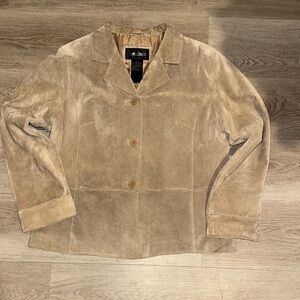 Vintage Brandon Thomas Tan Suede Blazer